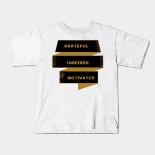 Motovation art Kids T-Shirt